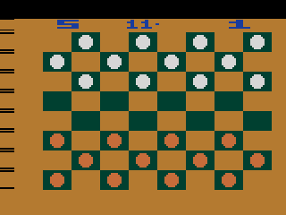 Video Checkers screenshot 4 for Atari 2600